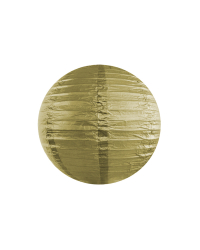 Paper lantern, gold, 25cm
