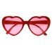 Glasses Hearts, red