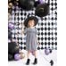 Round Balloon 1m, Pastel Black