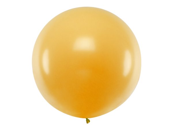 Balloon round 1m, Metallic Gold