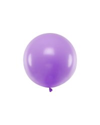 Round balloon 60 cm, Pastel Lavender Blue