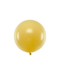 Round balloon 60 cm, Metallic Gold
