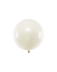 Round balloon 60 cm, Pastel Light Cream