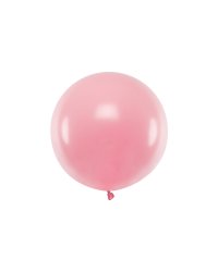 Round balloon 60 cm, Pastel Baby Pink