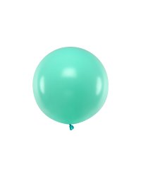 Round balloon 60 cm, Pastel Aquamarine