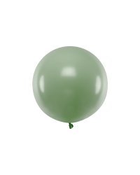 Round balloon 60 cm, Pastel Rosemary Green