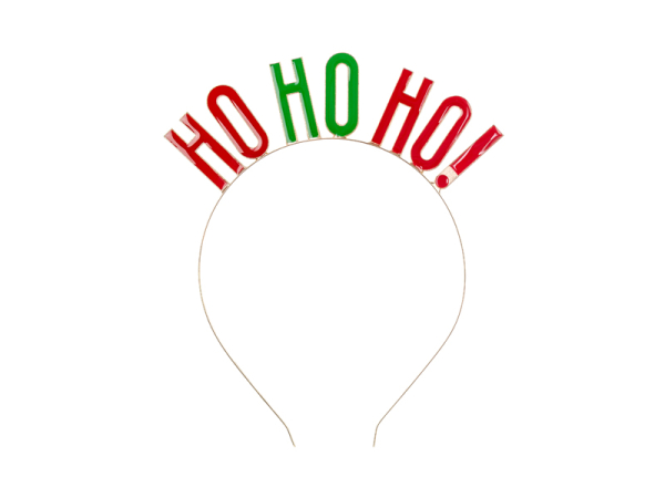 Headband HO HO HO!, mix, 17.5x20cm