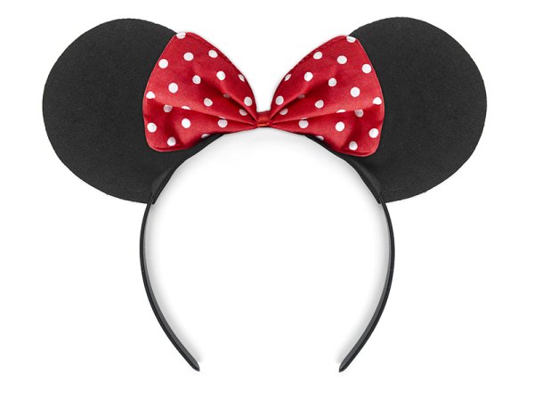 Headband Mouse, black and red