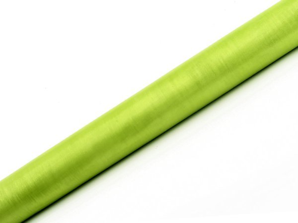 Organza Plain, light green, 0.36 x 9m (1 pc. / 9 lm)