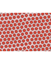 Wrapping paper - Red star of Bethlehem, 70x200cm