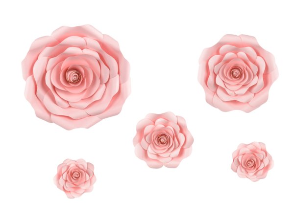 Paper flower backdrop, pink, mix