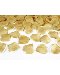 Rose petals in a bag, gold (1 pkt / 100 pc.)