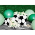 Boxes for popcorn Football, mix, 7x7x12cm (1 pkt / 6 pc.)