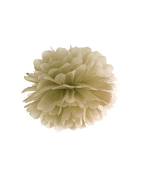 Tissue paper Pompom, gold, 35cm