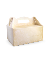 Decorative wedding cake boxes (1 pkt / 10 pc.)