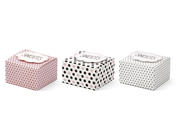 Boxes with a cloud Sweets, mix, 6 x 5.5 x 4cm (1 pkt / 6 pc.)