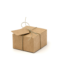 Boxes with tags, 6x5.5x3.5cm (1 pkt / 10 pc.)