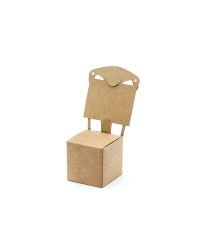 Boxes Chair, kraft, 5x5x5cm (1 pkt / 10 pc.)
