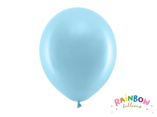 Rainbow Balloons 30cm pastel, light blue (1 pkt / 100 pc.)