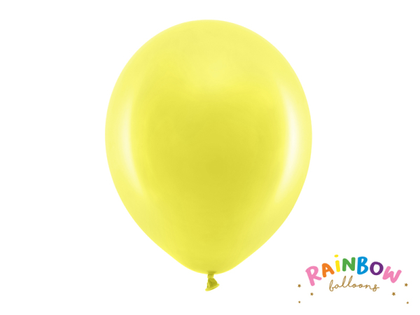 Rainbow Balloons 30cm pastel, yellow (1 pkt / 100 pc.)