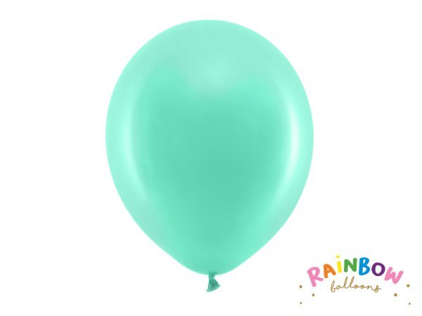 Rainbow Balloons 30cm pastel, mint (1 pkt / 100 pc.)