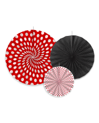 Decorative rosettes, mix (1 pkt / 3 pc.)