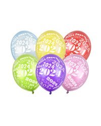Balloons 30cm, 2024, Metallic mix (1 pkt / 50 pc.)