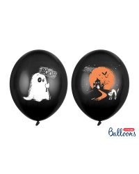 Balloons 30cm, Ghost, Pastel Black (1 pkt / 50 pc.)