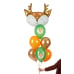 Balloons 30 cm, Deer, Pastel Emerald Green (1 pkt / 50 pc.)