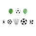 Party decorations set - Football, mix (1 pkt / 60 pc.)