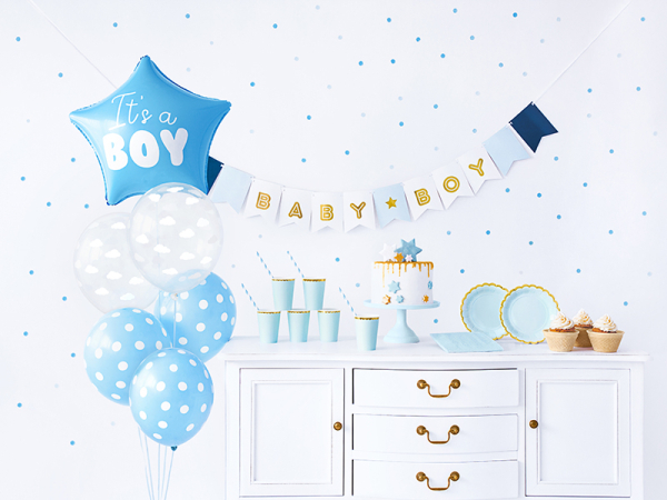 Party decorations set - It's a boy (1 pkt / 49 pc.)