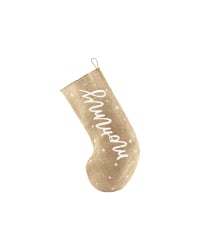 Decorative stocking Mommy, white, 23x39.5cm