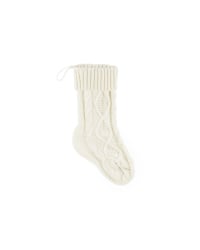 Decorative stocking, off-white, 15.5x34cm