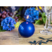 Candle Sphere, metallic, navy blue, 6cm (1 pkt / 10 pc.)