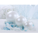 Candle Sphere, metallic, pearl, 8cm (1 pkt / 6 pc.)