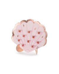 Shot wall Seashell, 43x38 cm, pink