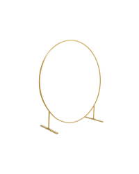 Circle backdrop stand, gold, 2m