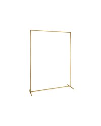 Backdrop stand, frame, gold, 150x200 cm