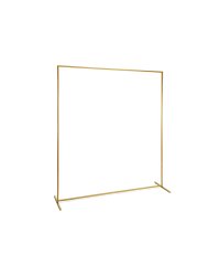 Backdrop stand, frame, gold, 200x200 cm