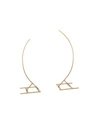 Stand with 2 Semi-Arch Bows, 200cm and 180cm - Set, Gold