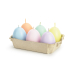 Eggs candles 6 pcs, mix, 7 cm (1 pkt / 6 pc.)