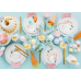 Eggs candles 6 pcs, mix, 7 cm (1 pkt / 6 pc.)