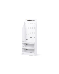 Paper stand, white, 58x160x40cm