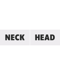 Funny boards Head & Neck (1 pkt / 2 pc.)