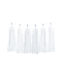 Tassel garland, white