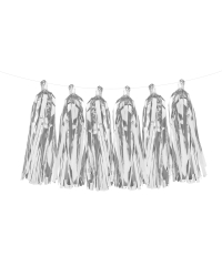 Tassel garland, silver