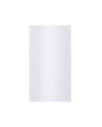 Tulle Plain, white, 0.15 x 9m