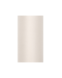 Tulle Plain, cream, 0.15 x 9m