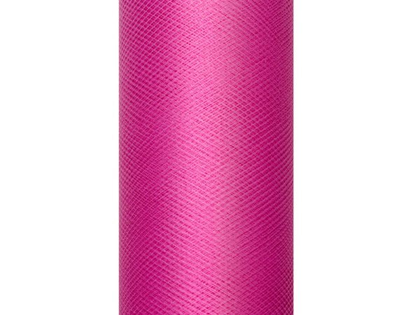 Tulle Plain, fuchsia, 0.15 x 9m (1 pc. / 9 lm)