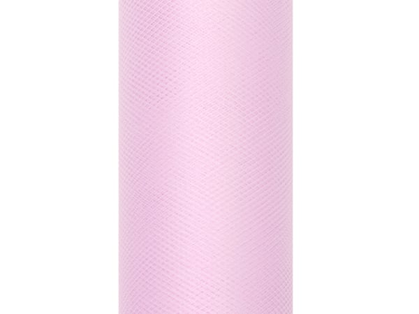 Tulle Plain, light pink, 0.15 x 9m (1 pc. / 9 lm)